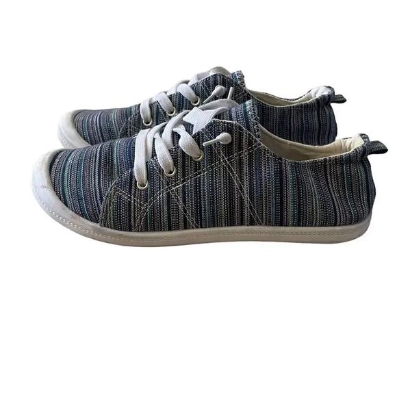 Twisted Slip On Multi Color Womens Sneaker Shoe Sz 7 - Picture 1 of 12